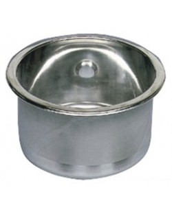 Lavello tondo in acciaio inox Ø 285 mm